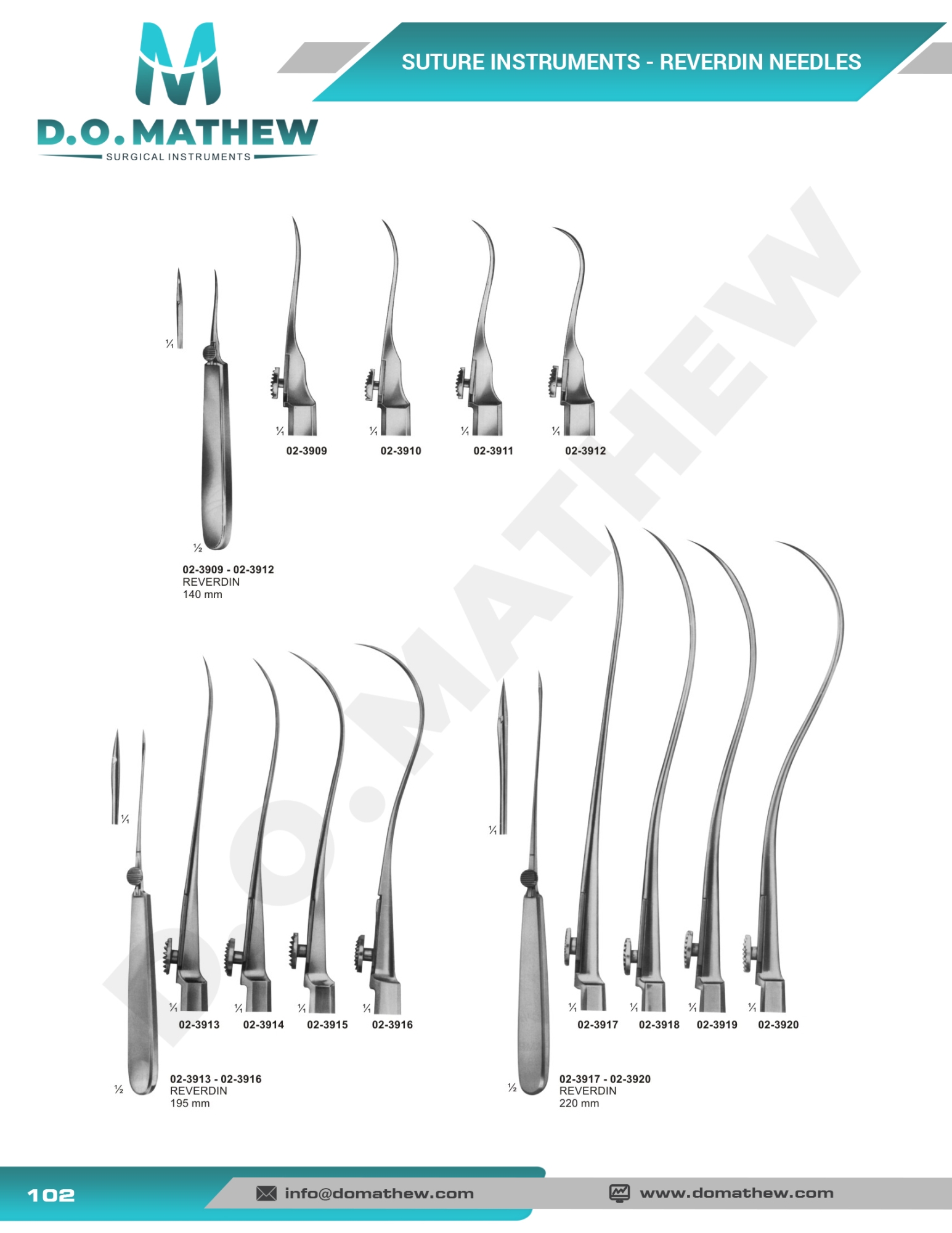 Suture Instruments, Needles, Probes, Applicators, Pocket Instruments Set